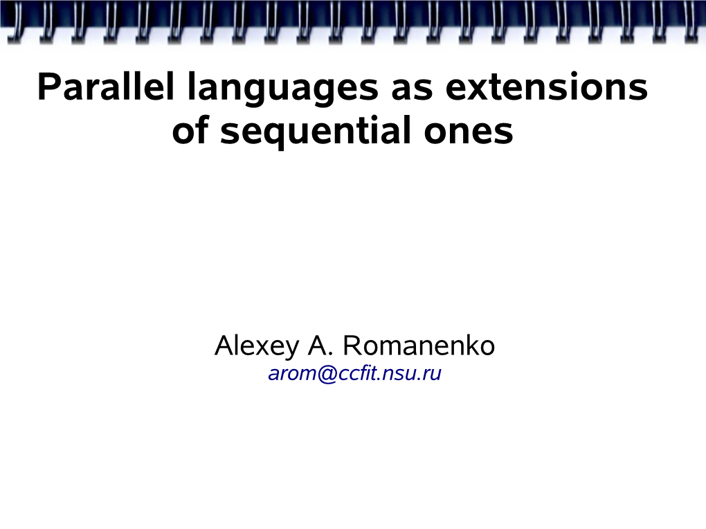 Task Parallelism Bit-Level Parallelism