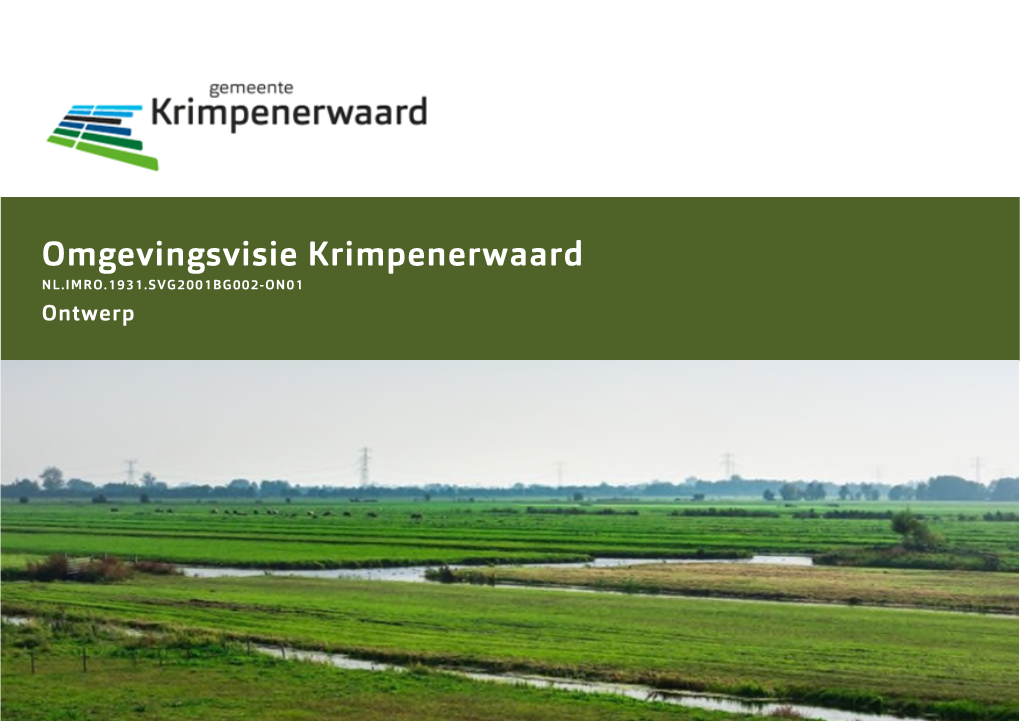 Omgevingsvisie Krimpenerwaard Ontwerp 26 November 2020