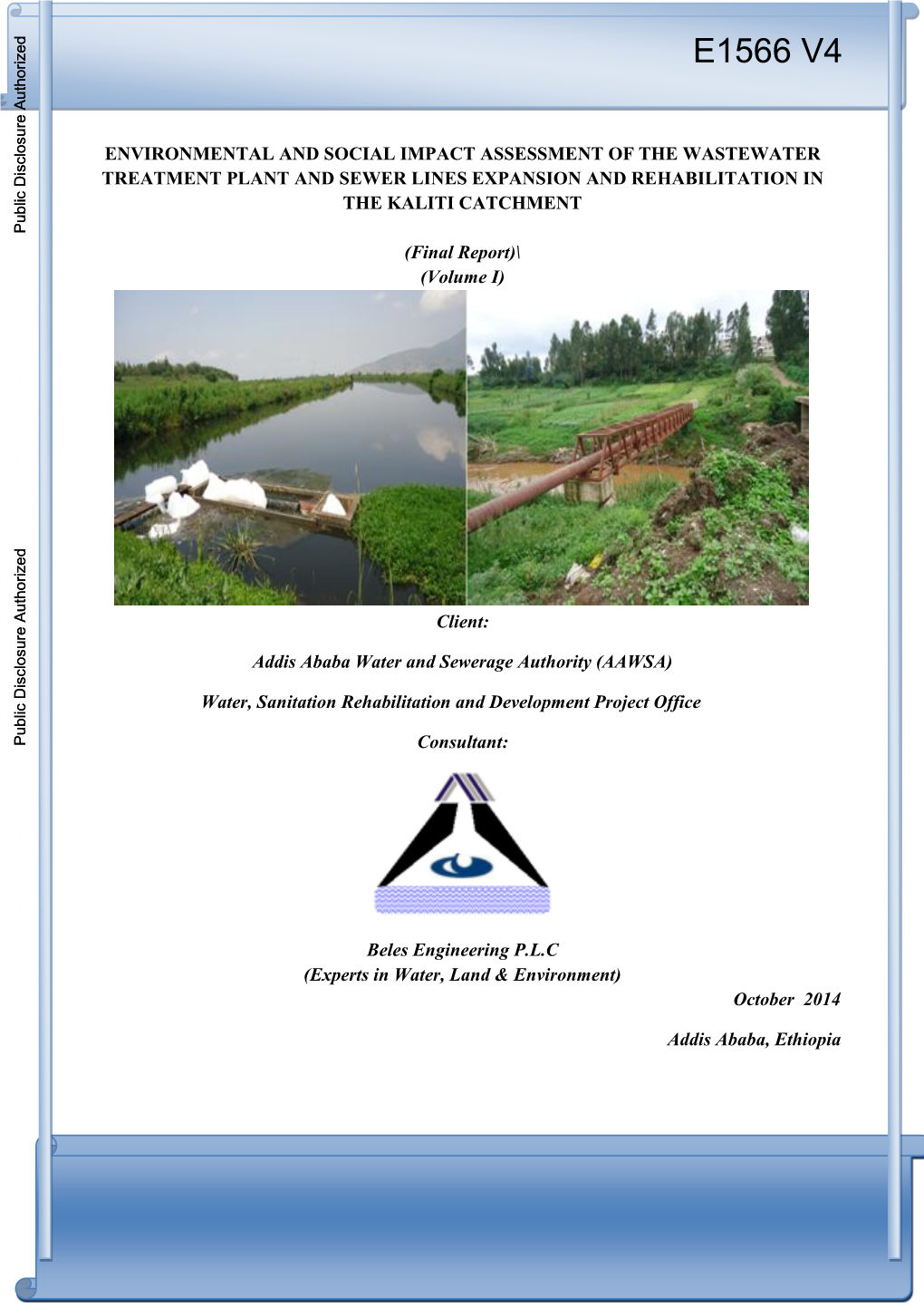 Figure 2.1: Administrative Sub Division of Addis Ababa City