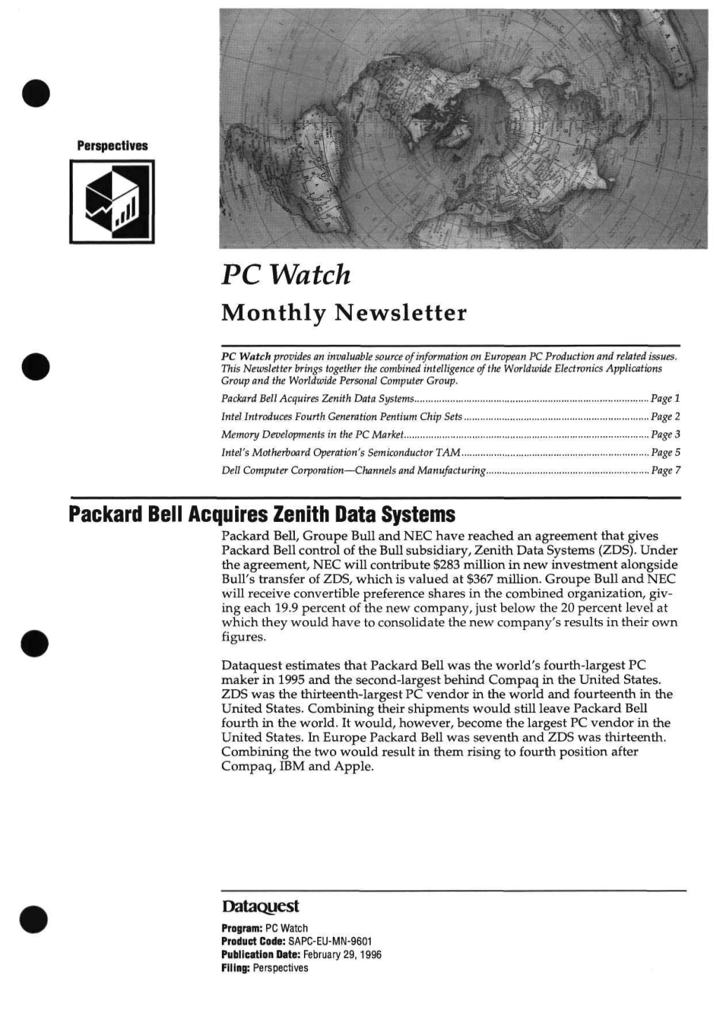 PC Watch Monthly Newsletter