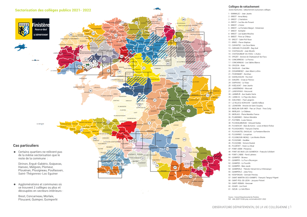 Carte De Sectorisation Des Collèges