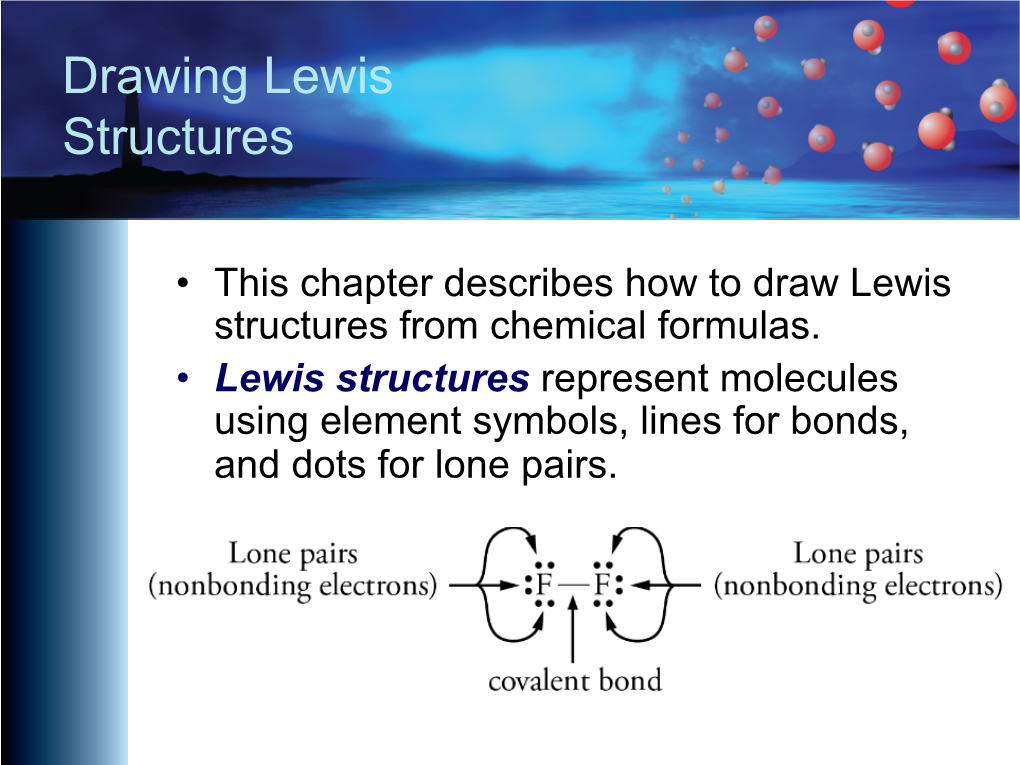 Drawing Lewis Structures