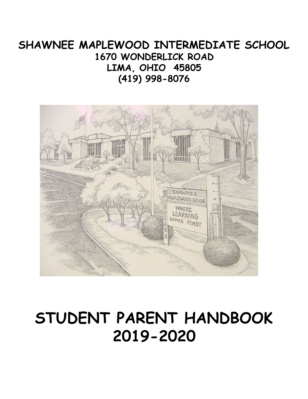 Student Handbook 2019-2020