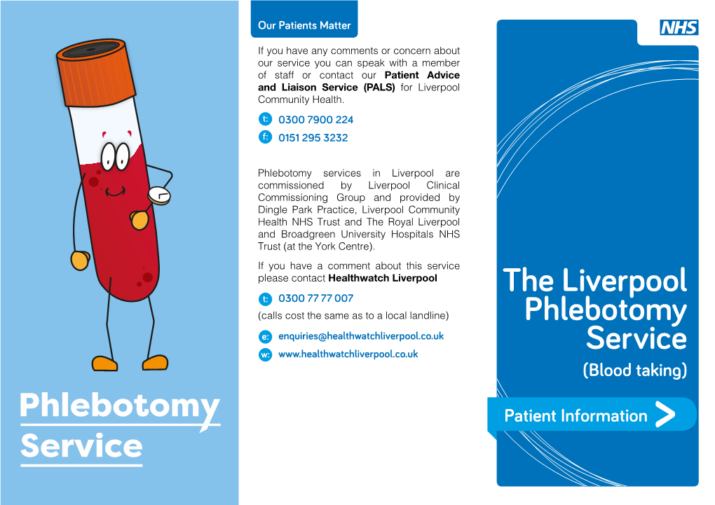 The Liverpool Phlebotomy Service