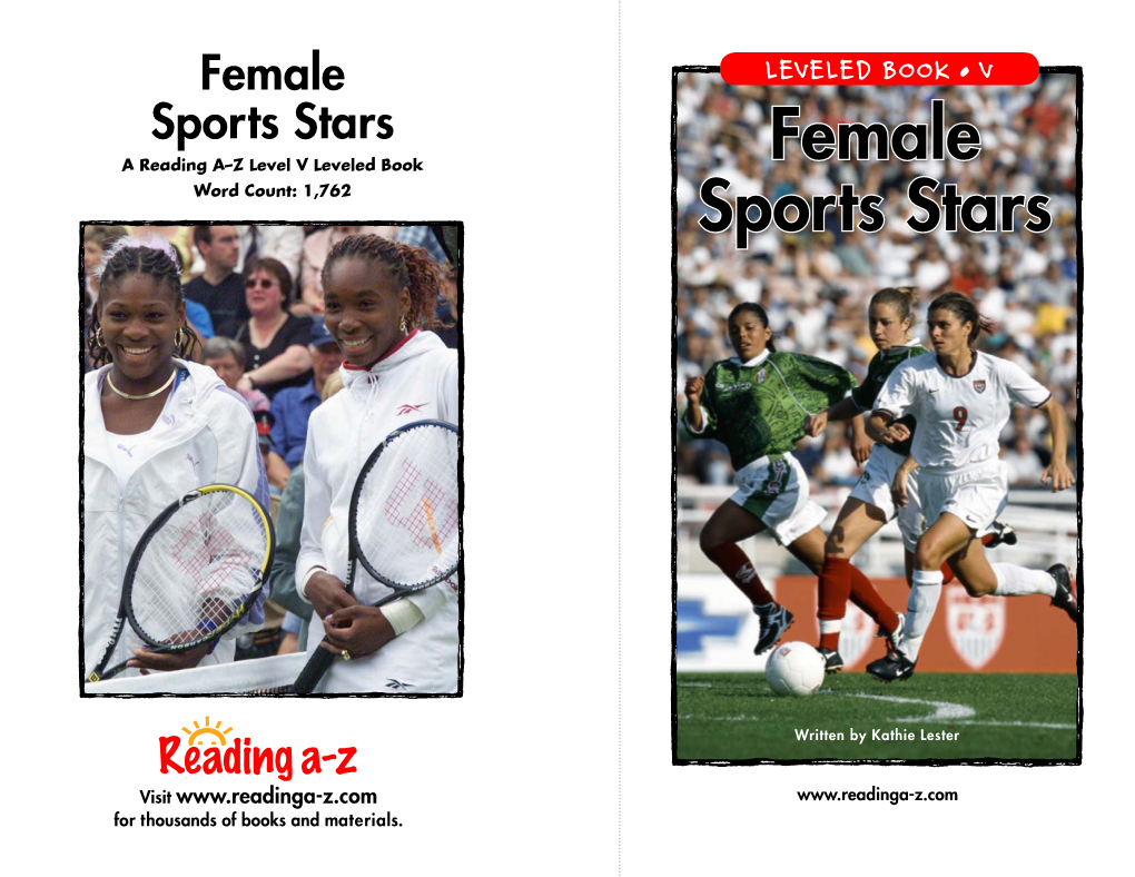 Female Sports Stars