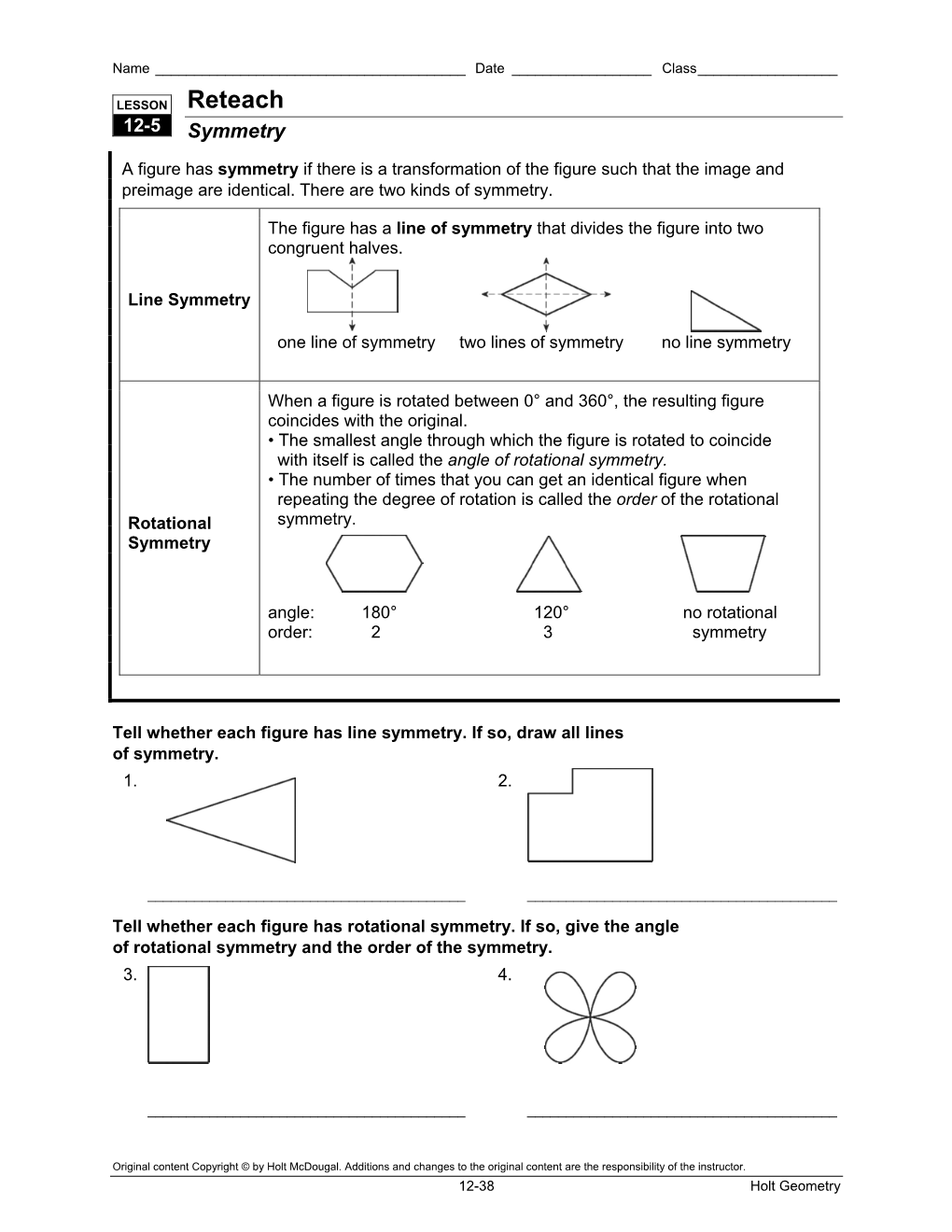 12-5 Worksheet Part C