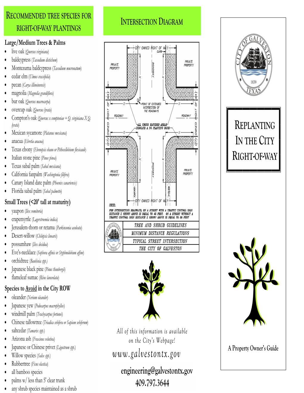 ROW Replanting Brochure 11-2-09