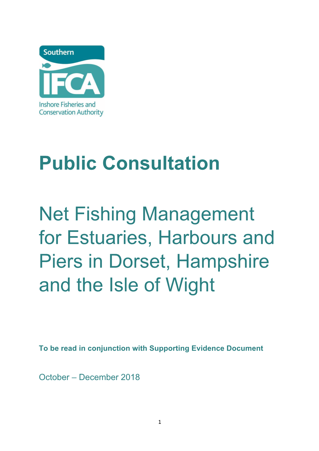 Public Consultation Net Fishing Management for Estuaries