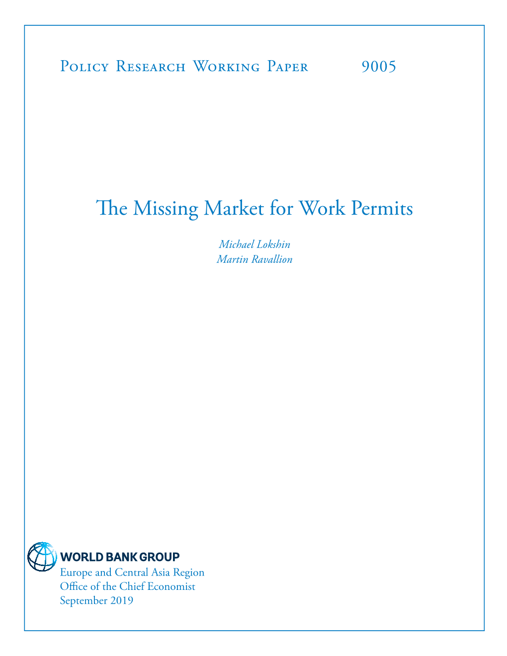 The Missing Market for Work Permits