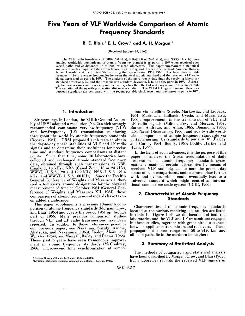 Five Years of VLF Worldwide Comparison of Atomic Frequency Standards