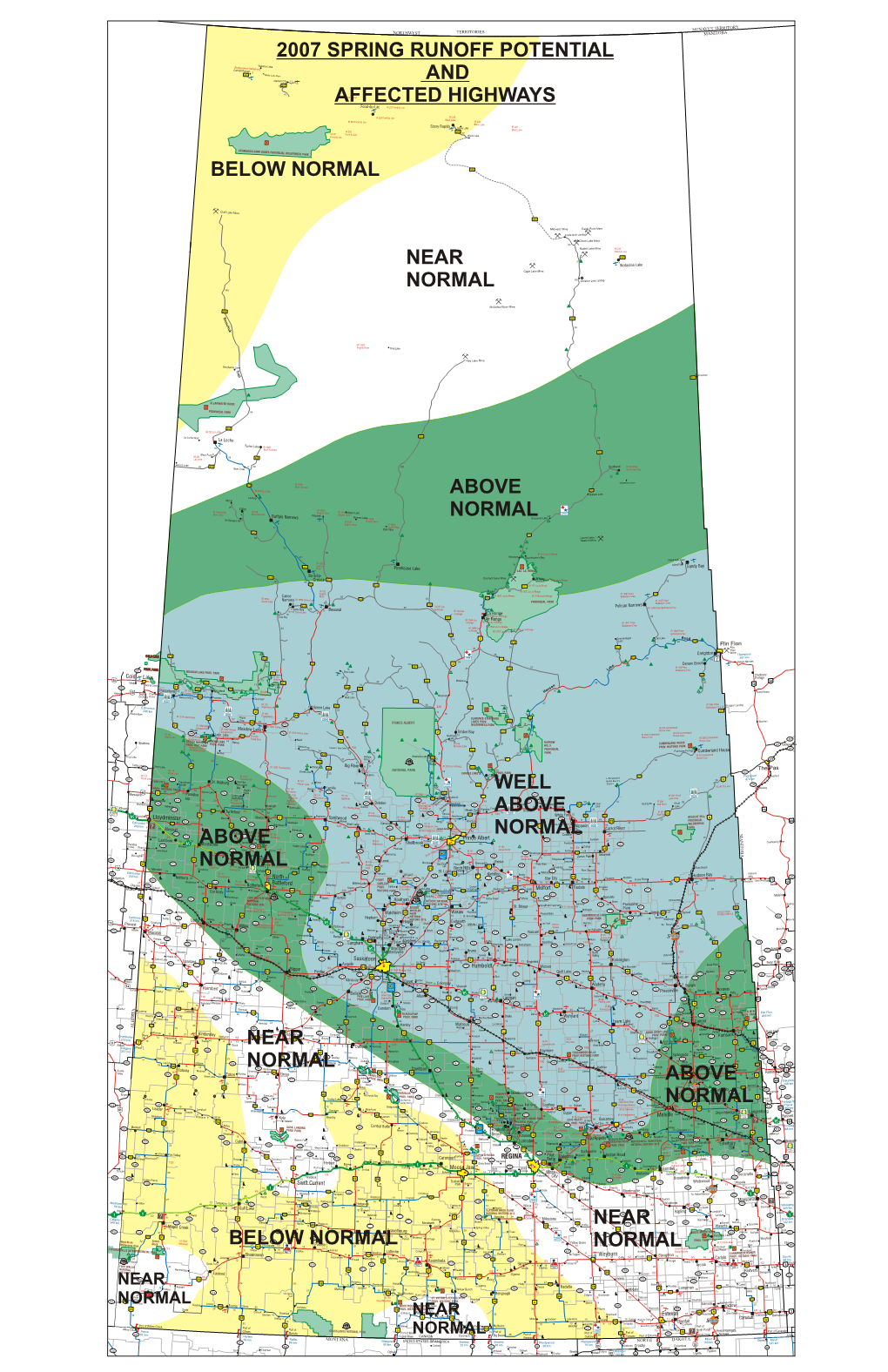 Spring Runoff Highway Map.Pdf