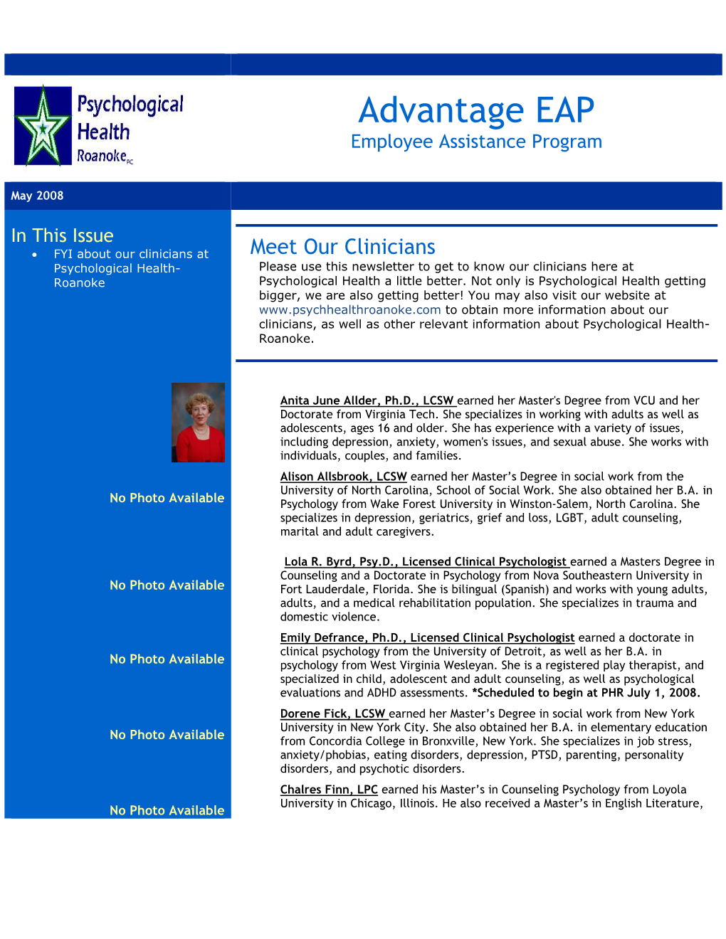Advantage EAP Employee Assistance Program
