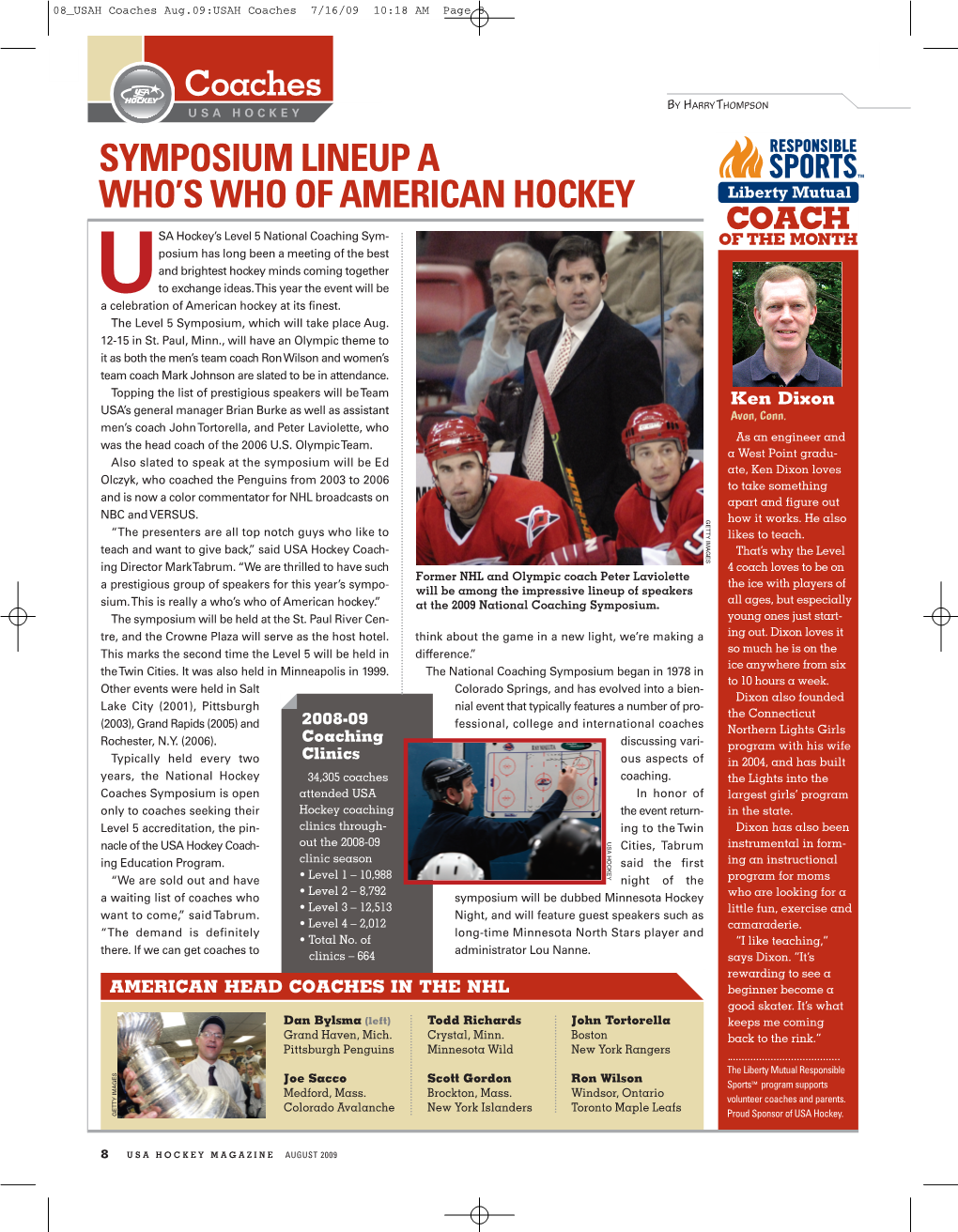 Symposium Lineup a Who's Who of American Hockey
