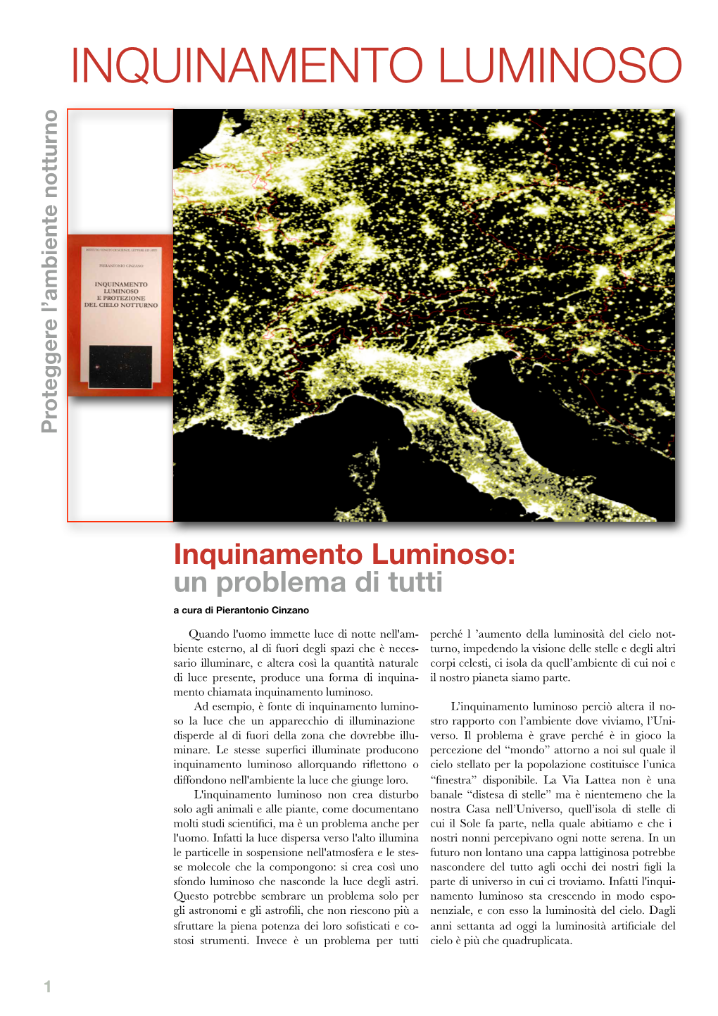 Inquinamento Luminoso: Un Problema Di Tutti (PDF)