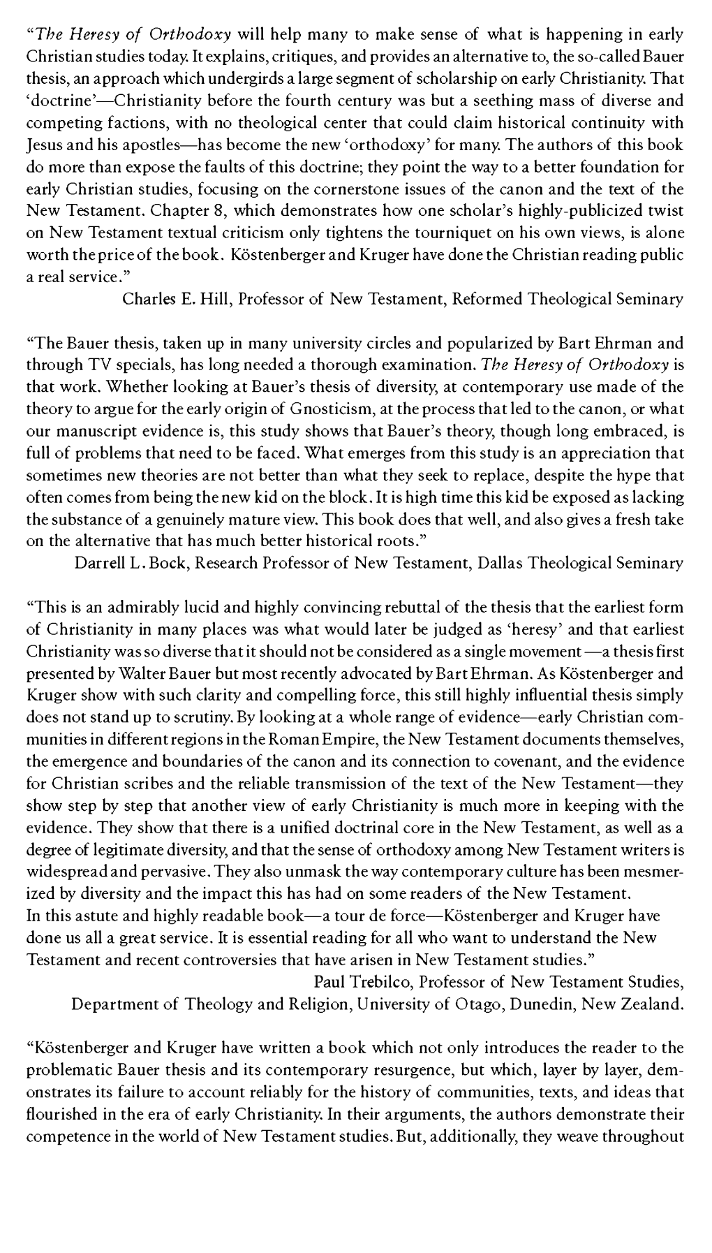 The Heresy of Orthodoxy Will Help Many to Make Sense of What Is Happening in Early Christian Studies Today