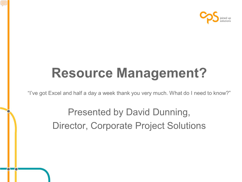 Resource Management?