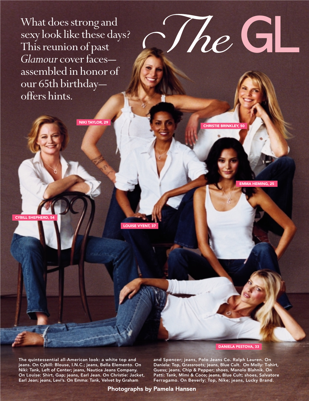 This Reunion of Past Glamourcover Faces— Assembled