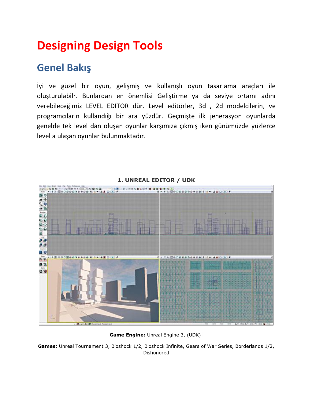 Designing Design Tools Genel Bakış