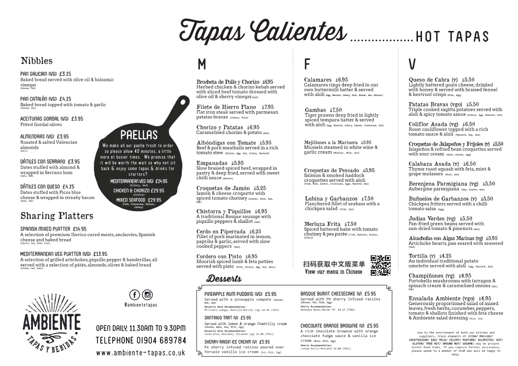 Tapas Calientes