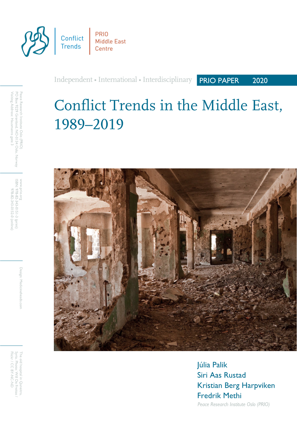 Ast, Conflict Trends in the Middle East, 1989–2019 1989–2019 - 14Ol,Norway Oslo, 0134