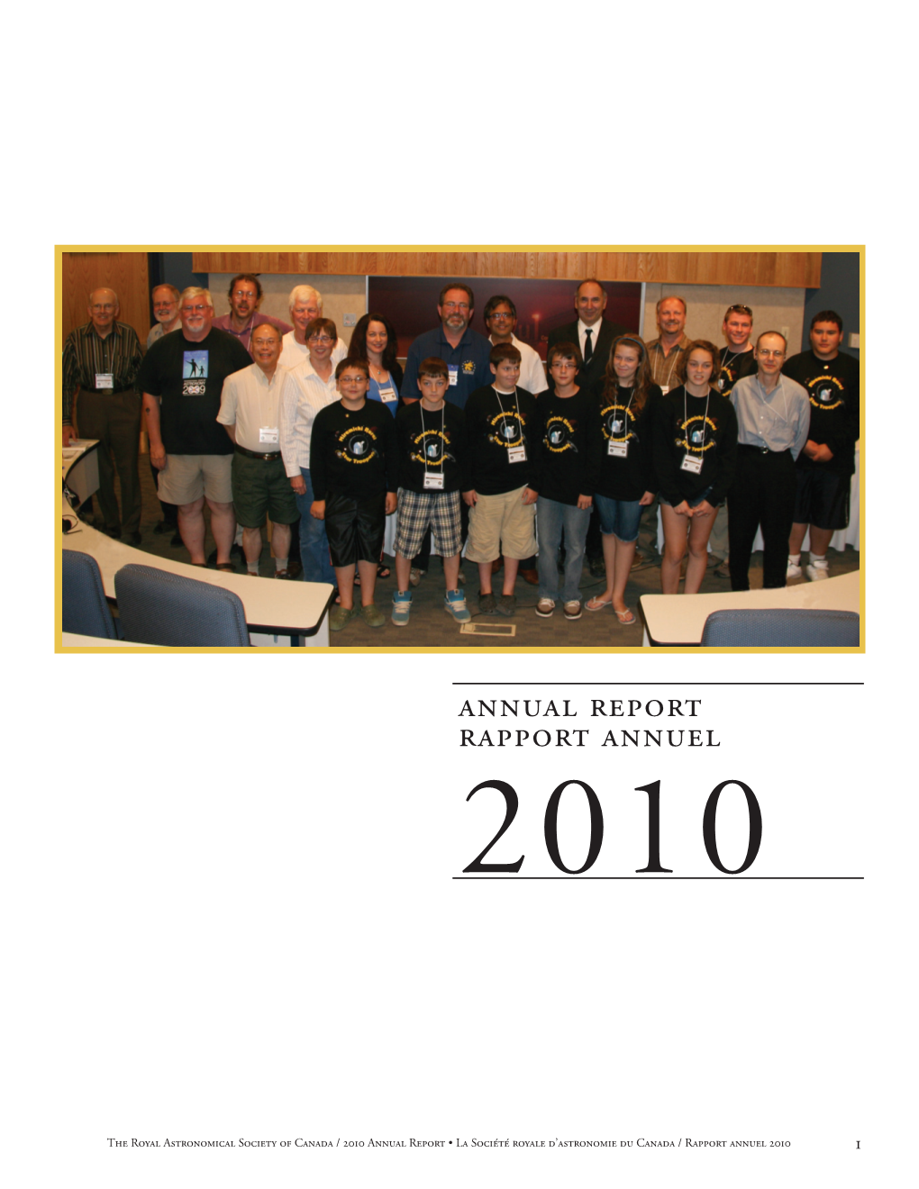 Annual Report Rapport Annuel 2010