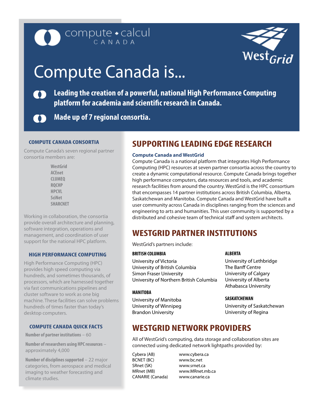 Westgrid One-Sheet