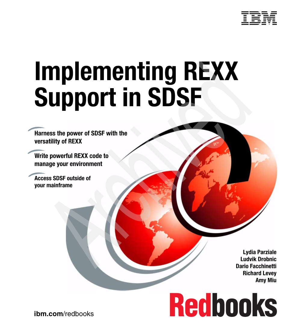 Implementing REXX Support in SDSF