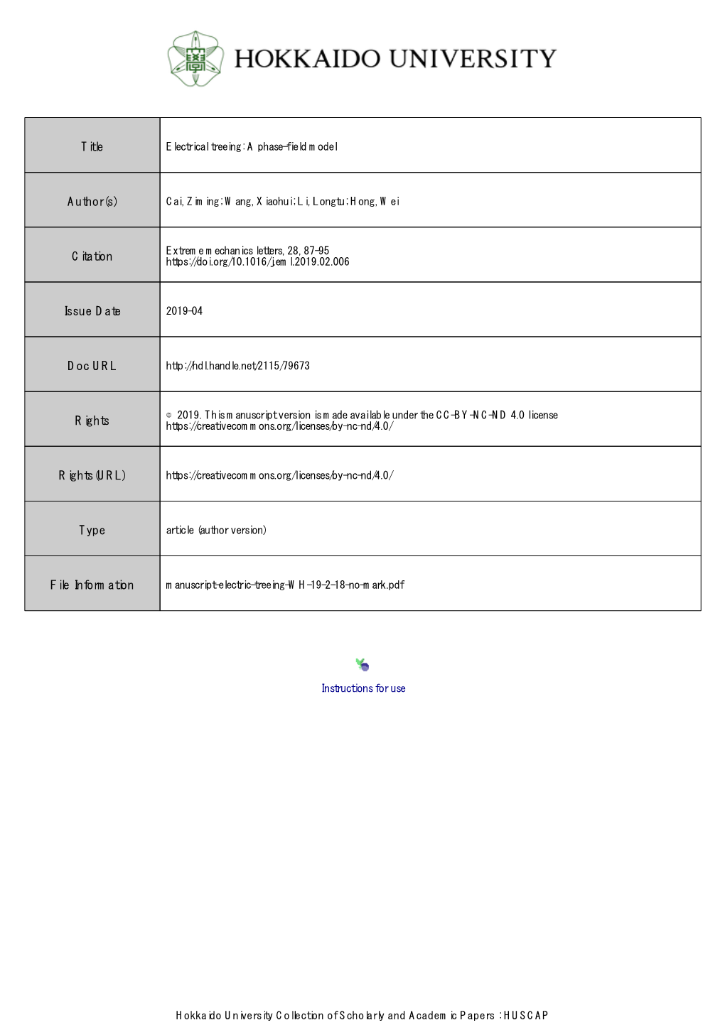 Electrical Treeing: a Phase-Field Model