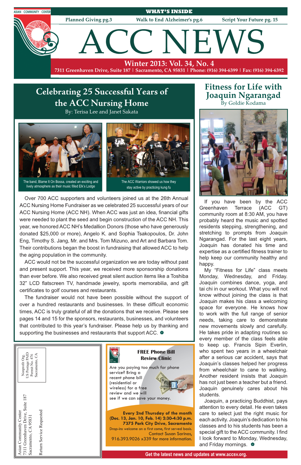 Winter 2013 Newsletter.Indd