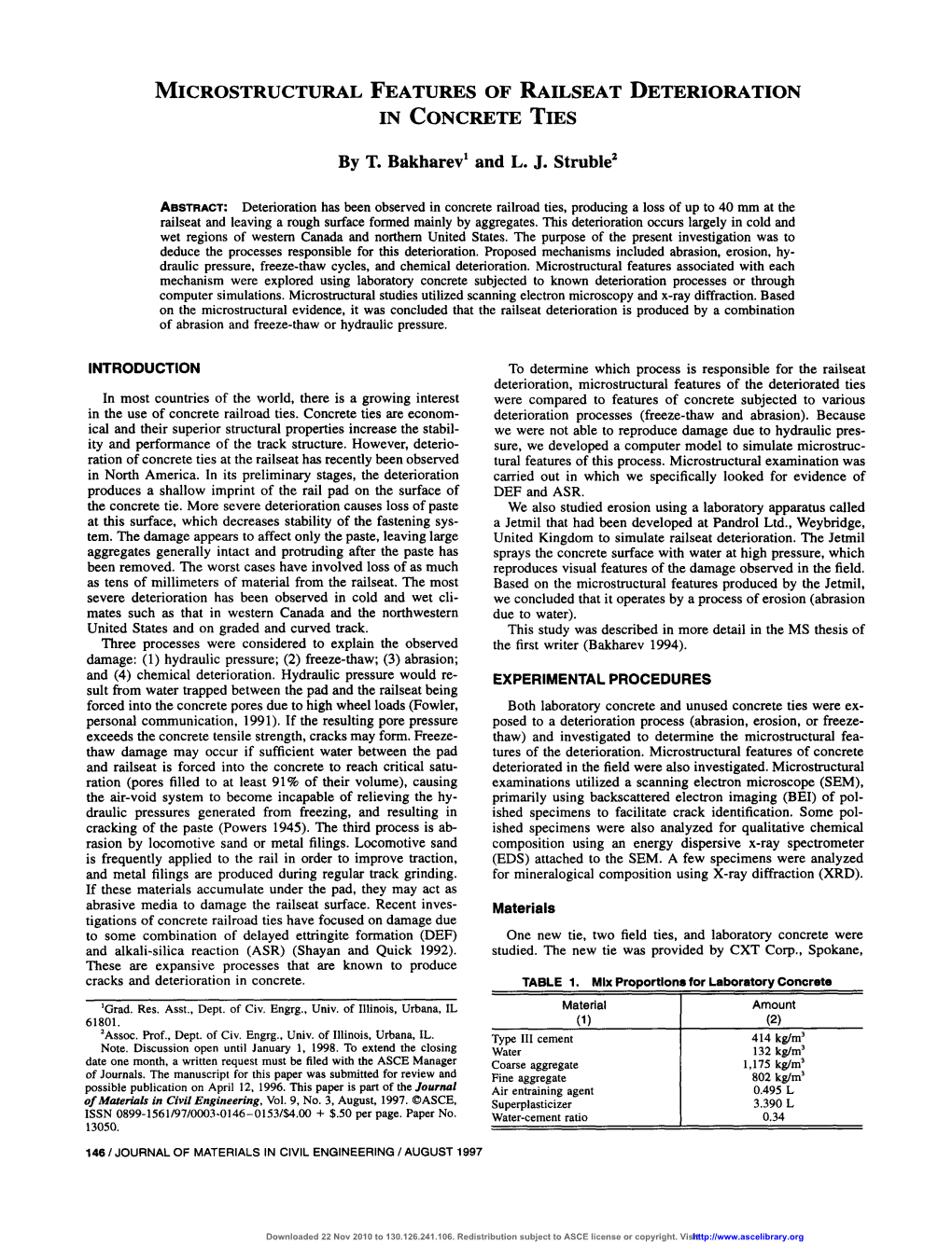 Microstructural Features of Railseat Deterioration in Concrete Ties