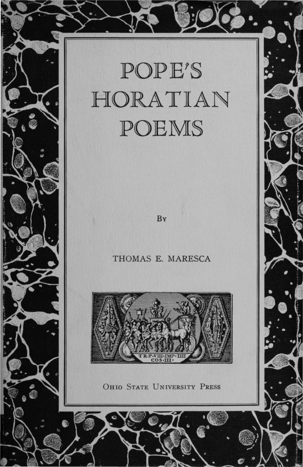 POPES HORATIAN POEMS.Pdf (10.50Mb)