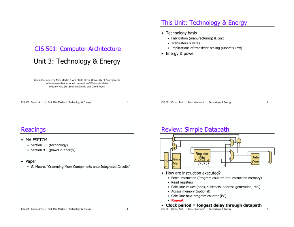 Technology & Energy