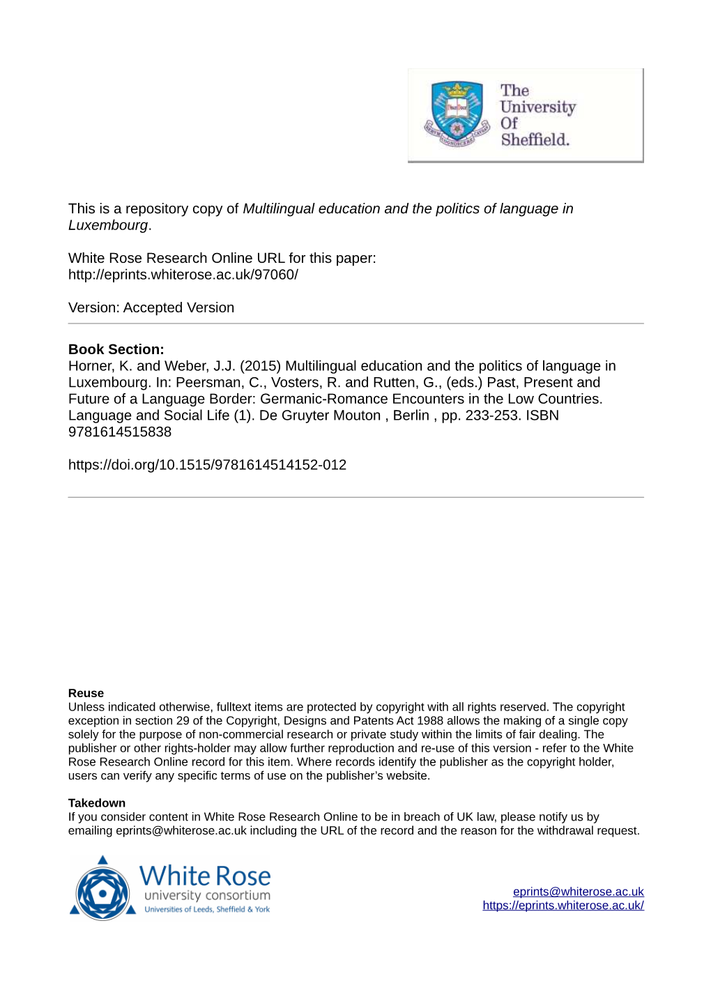 Multilingual Education and the Politics of Language in Luxembourg