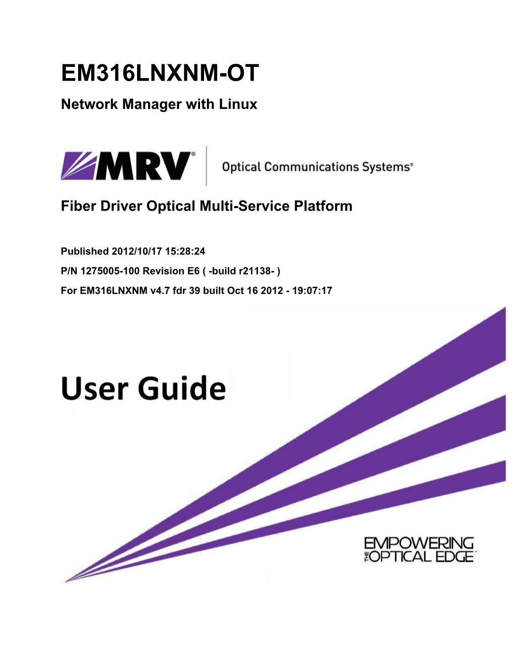 EM316LNXNM-OT Network Manager with Linux