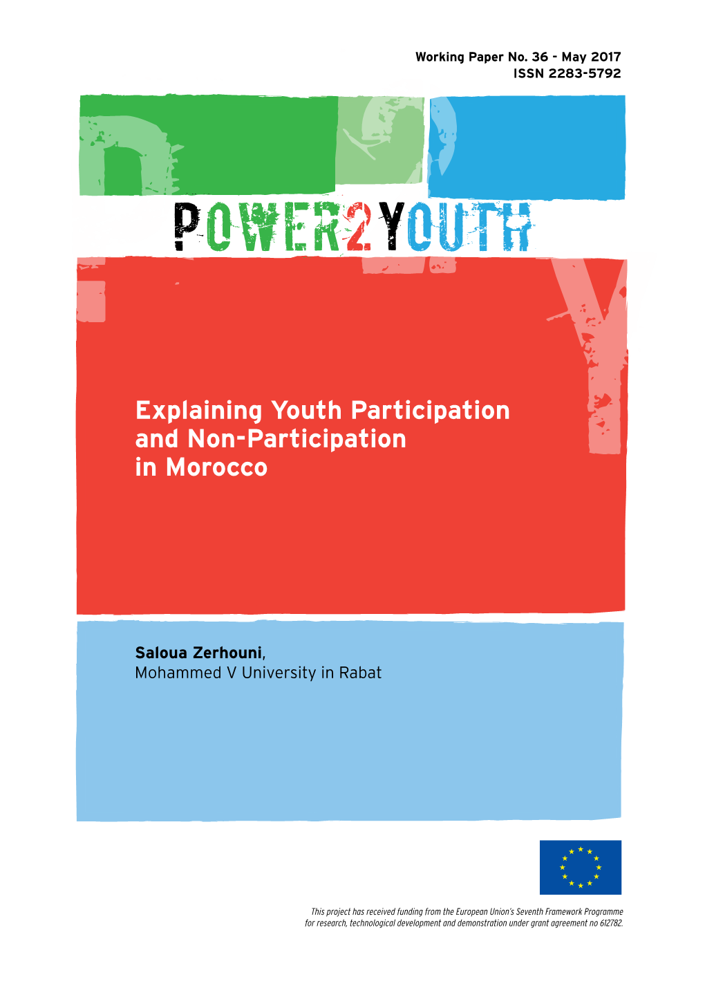 Explaining Youth Participation and Non-Participation in Morocco