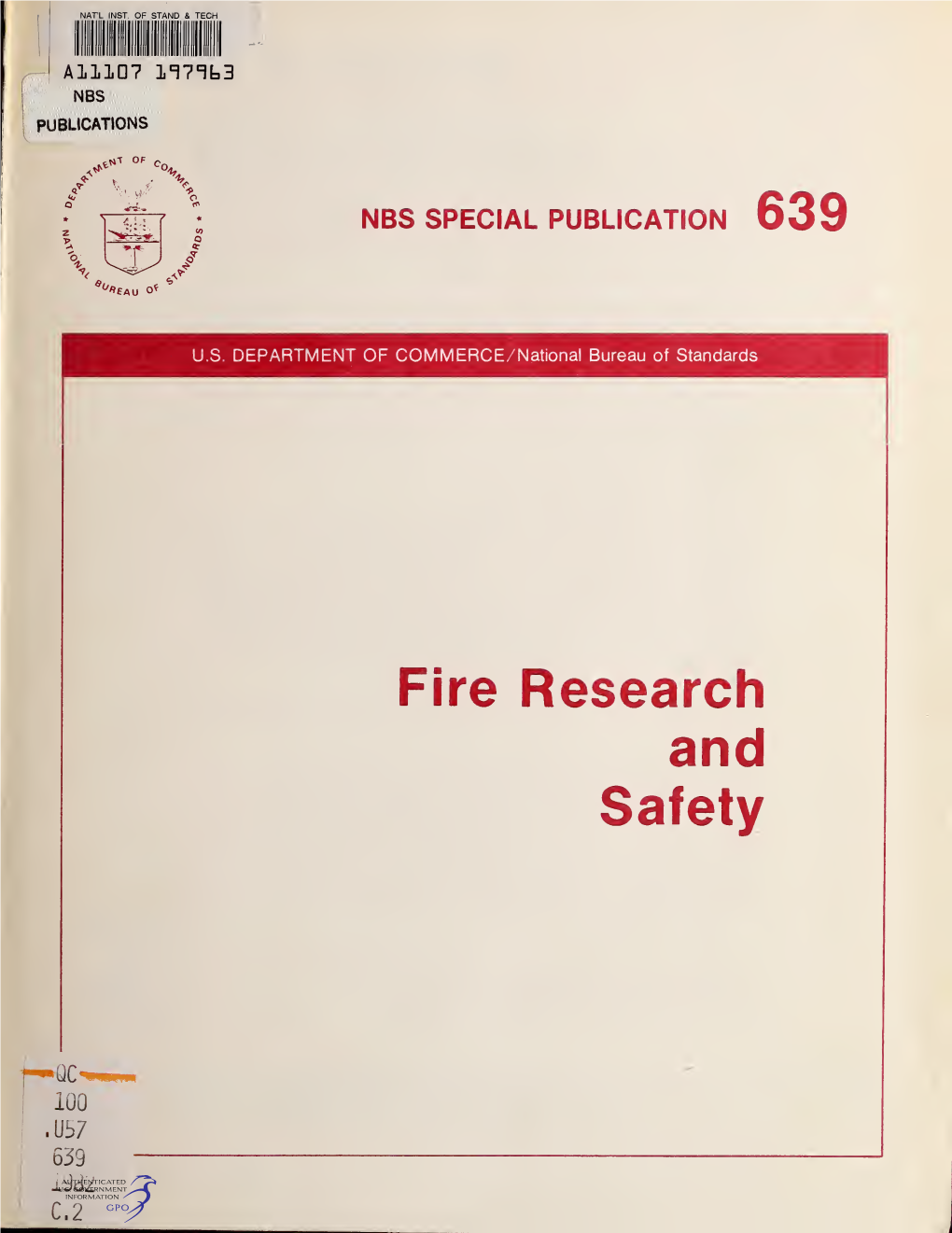 Fire Research and Safety