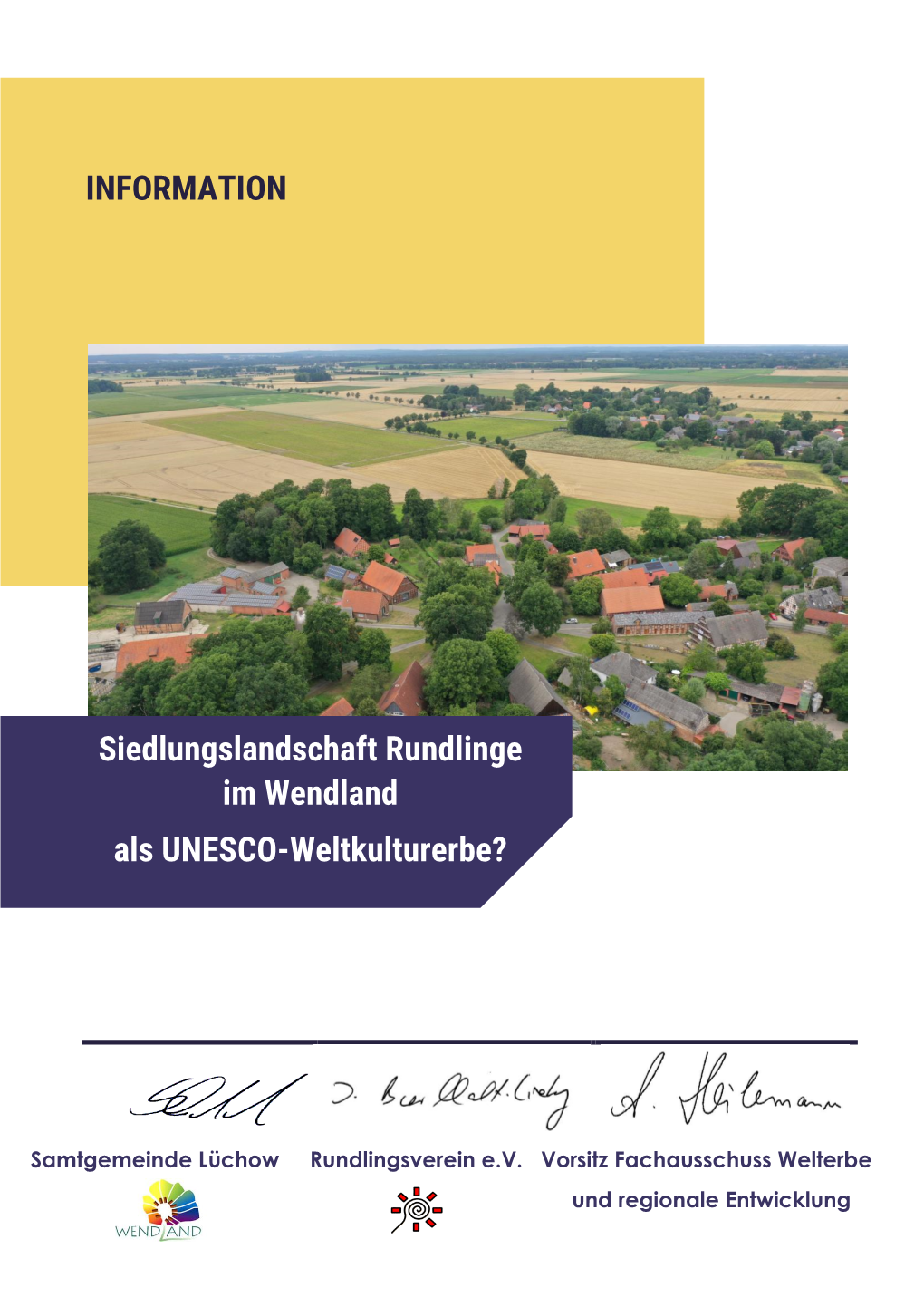 Siedlungslandschaft Rundlinge Im Wendland Als UNESCO