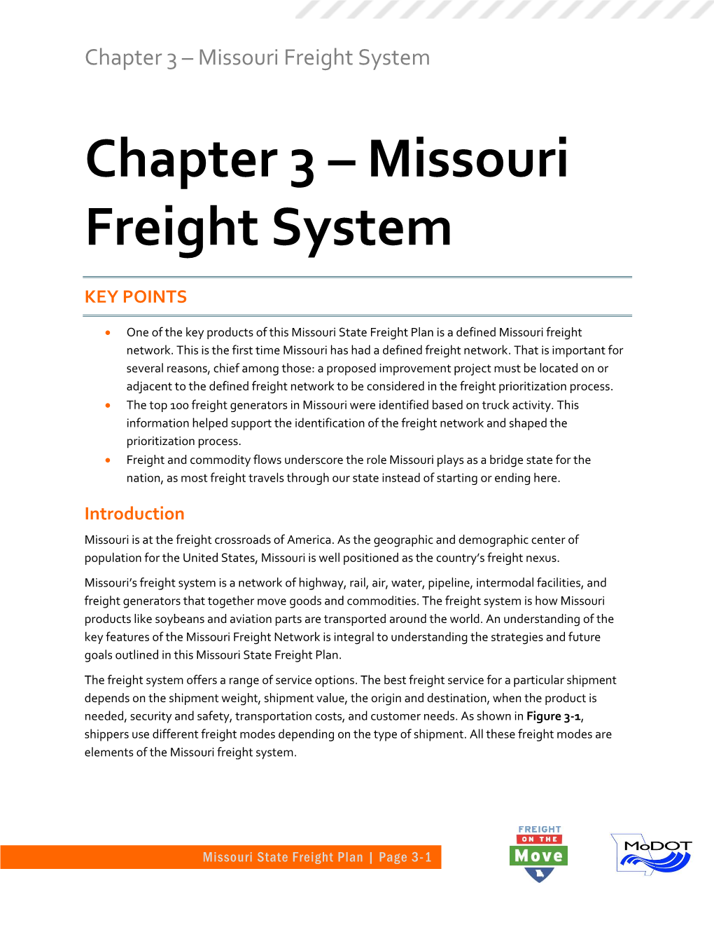 Missouri Freight Plan