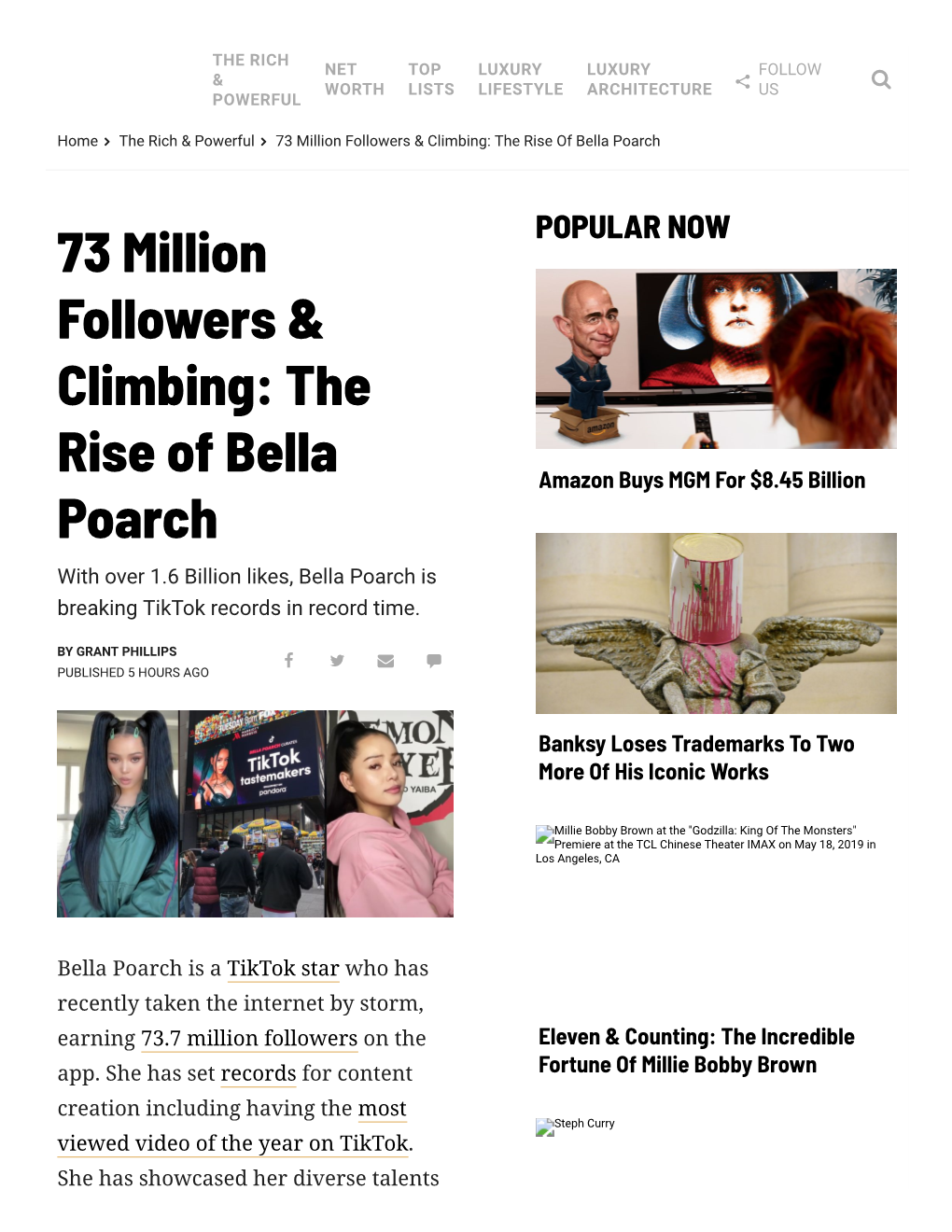 73 Million Followers & Climbing: the Rise of Bella Poarch