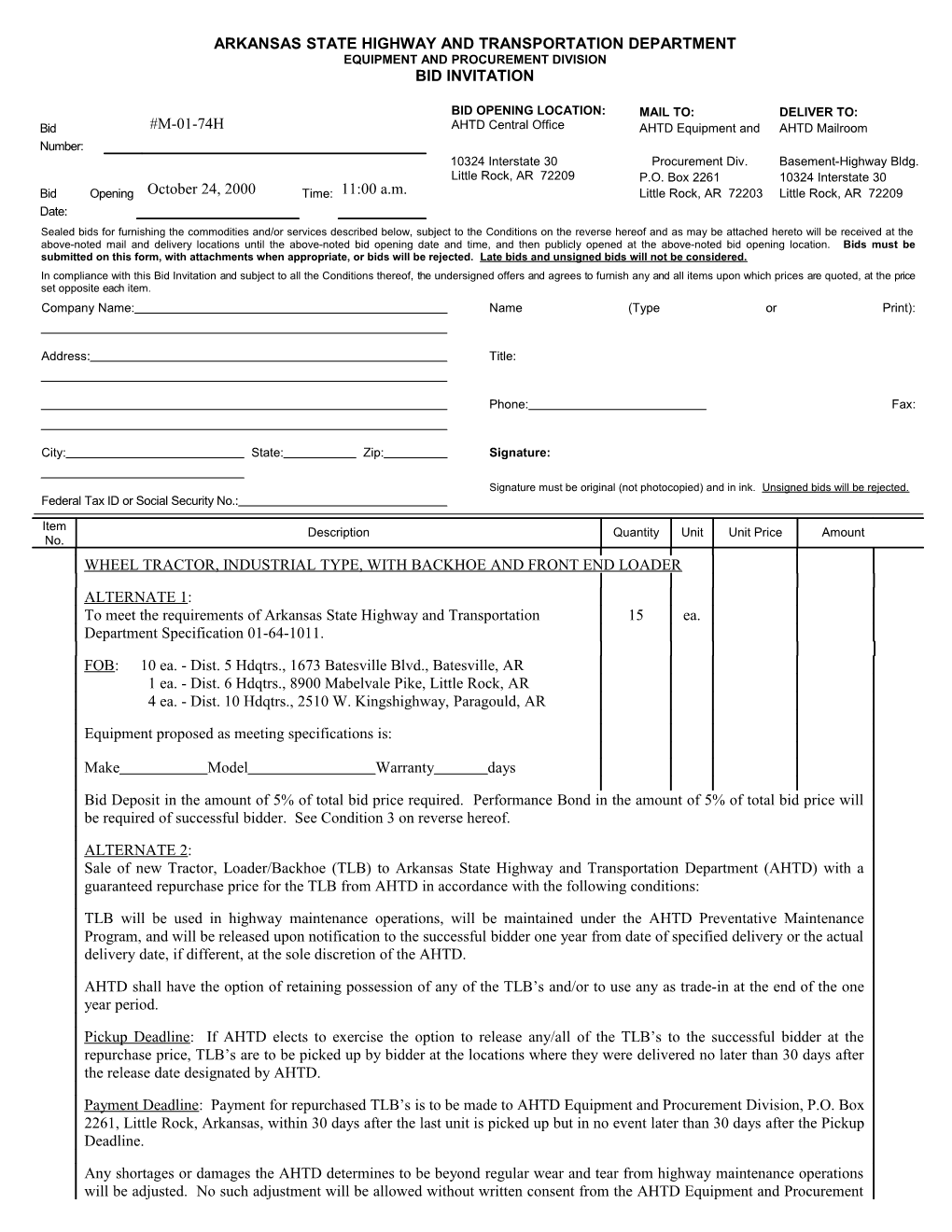 Arkansas State Highway and Transportation Department s5