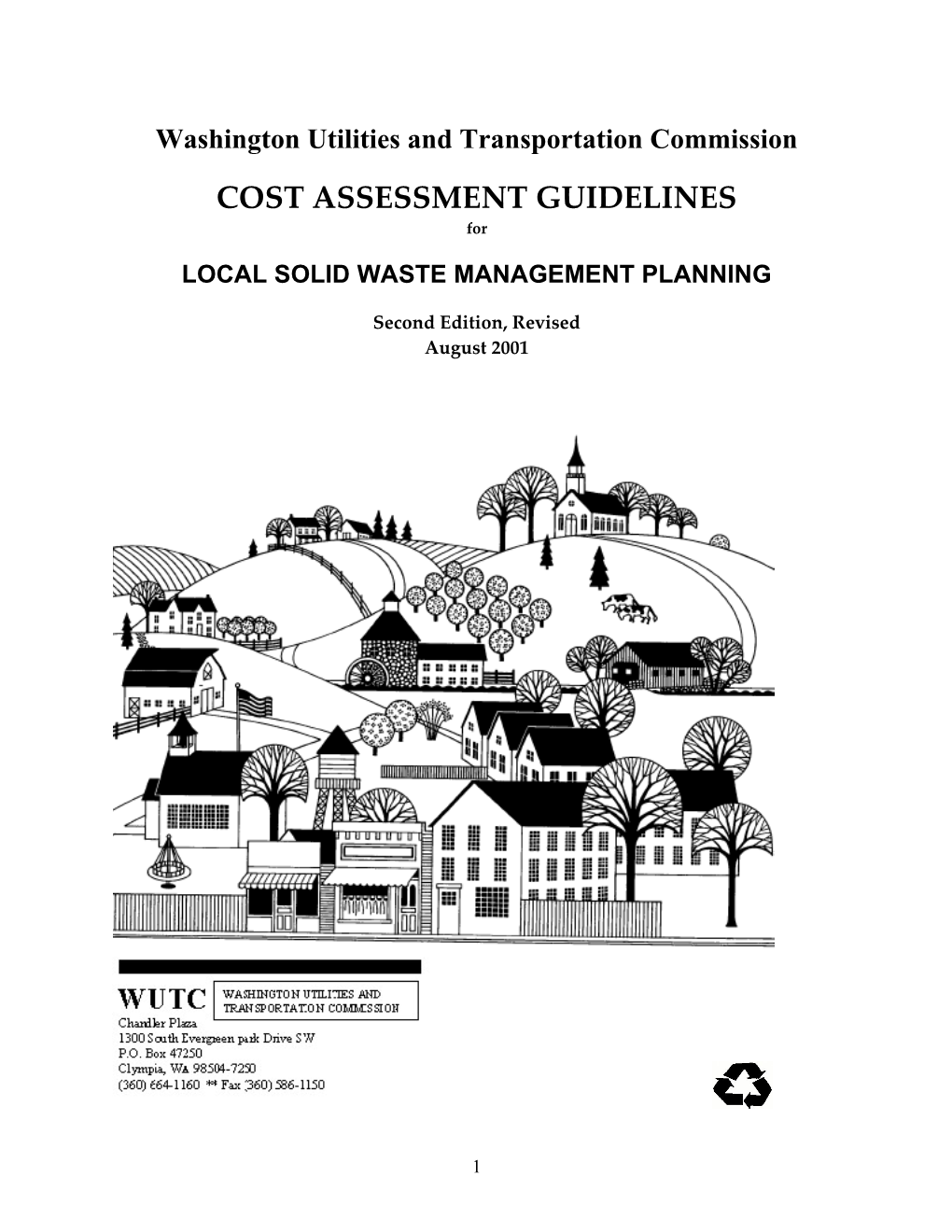 Aug 2001 Cost Assessment Revision