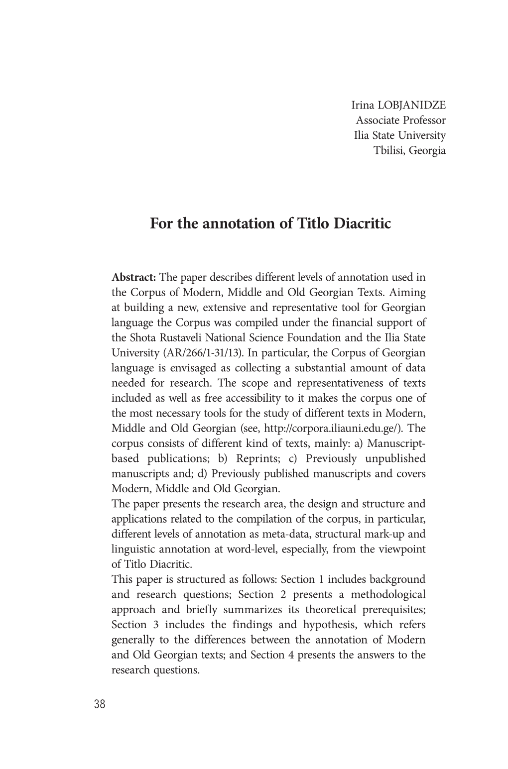 For the Annotation of Titlo Diacritic