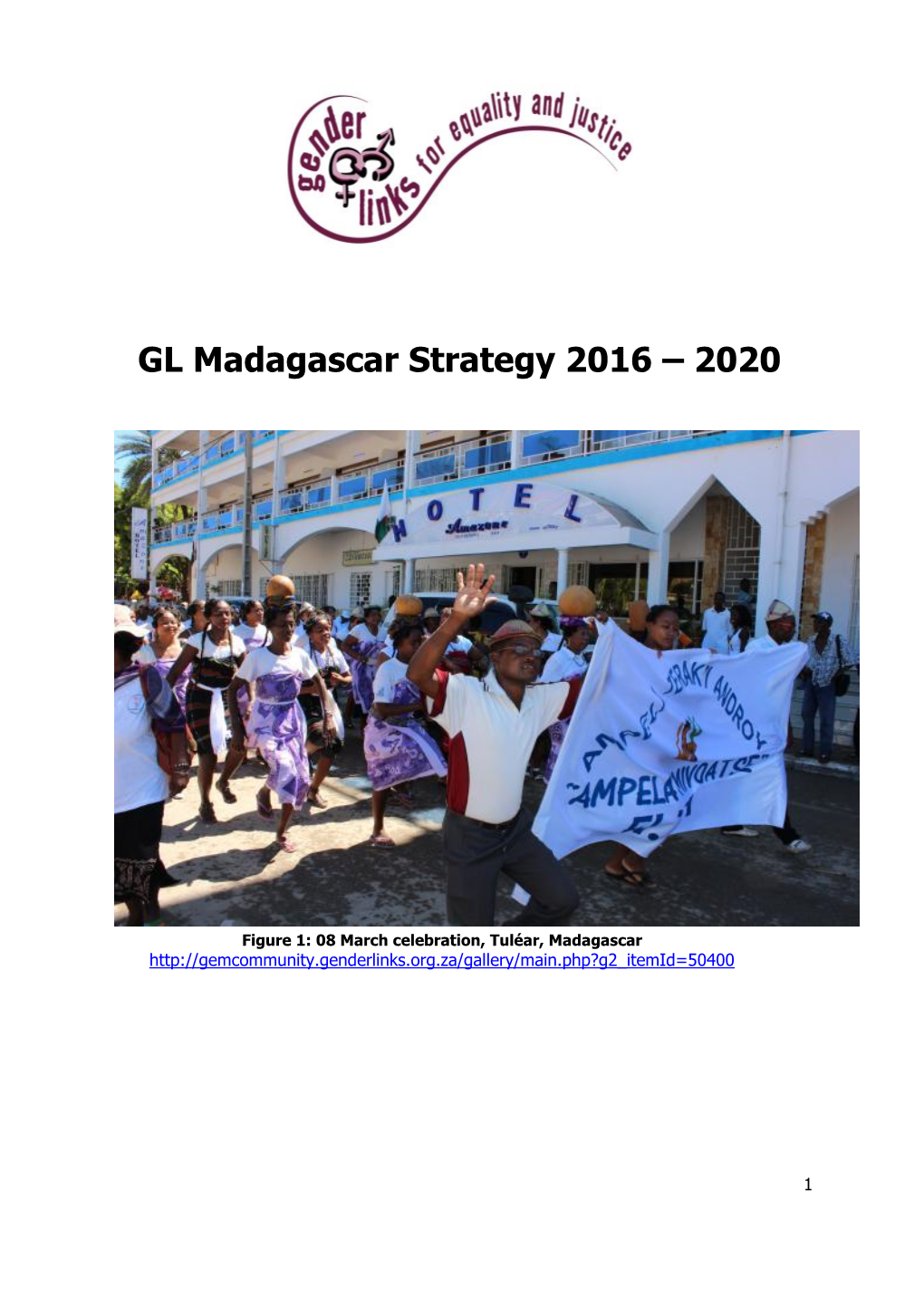 GL Madagascar Strategy 2016 – 2020