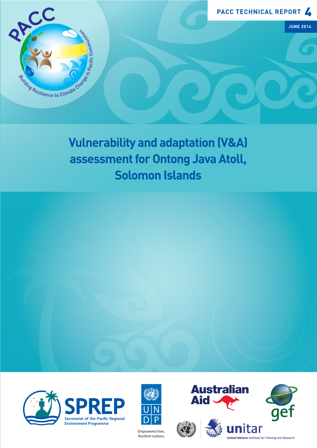 (V&A) Assessment for Ontong Java Atoll, Solomon Islands