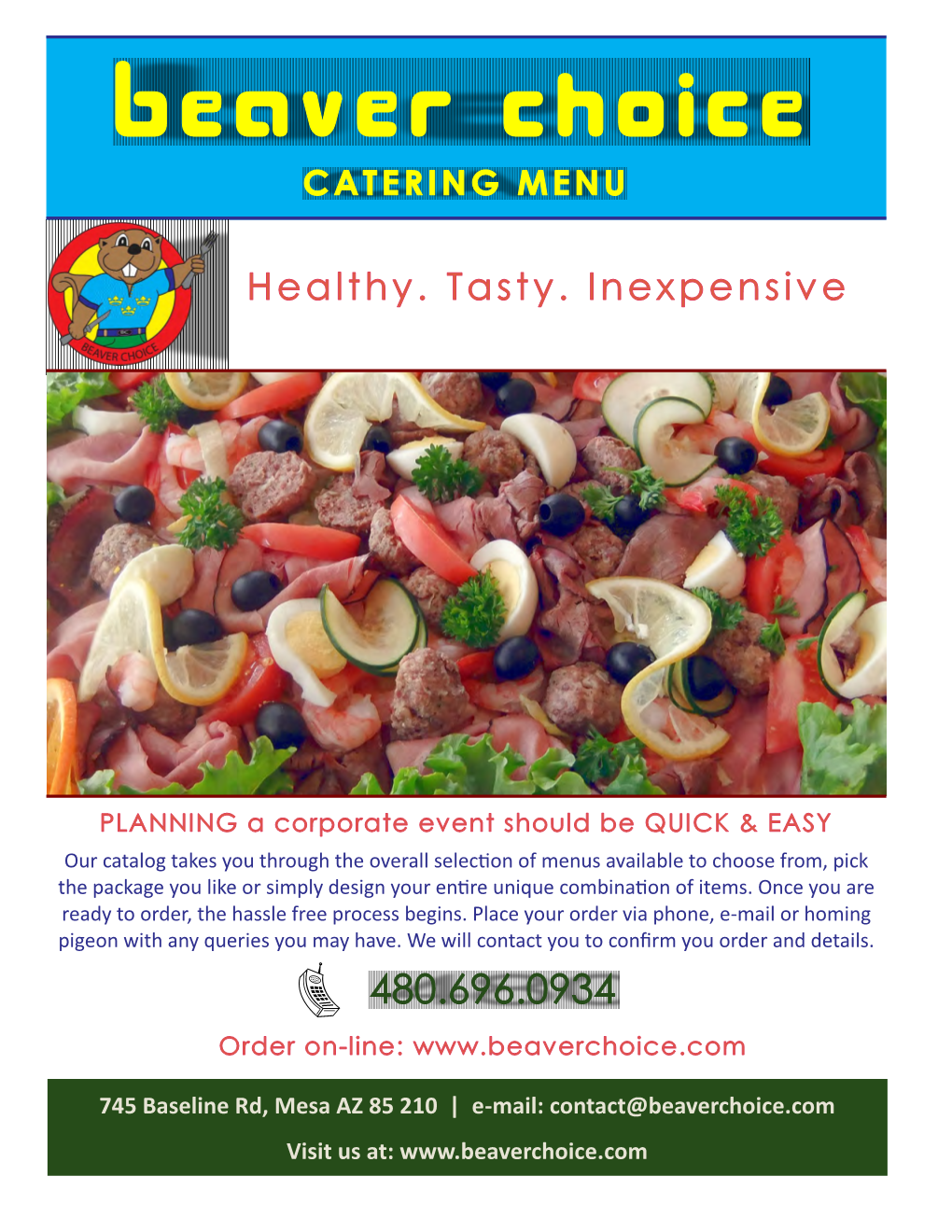 Catering Menu