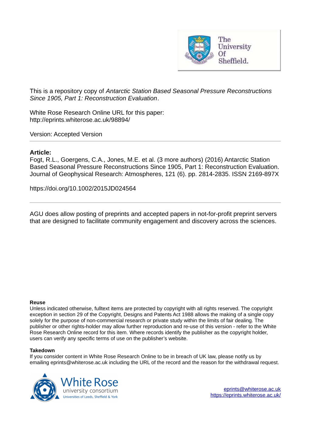 Antarctic Station Based Seasonal Pressure Reconstructions Since 1905, Part 1: Reconstruction Evaluation