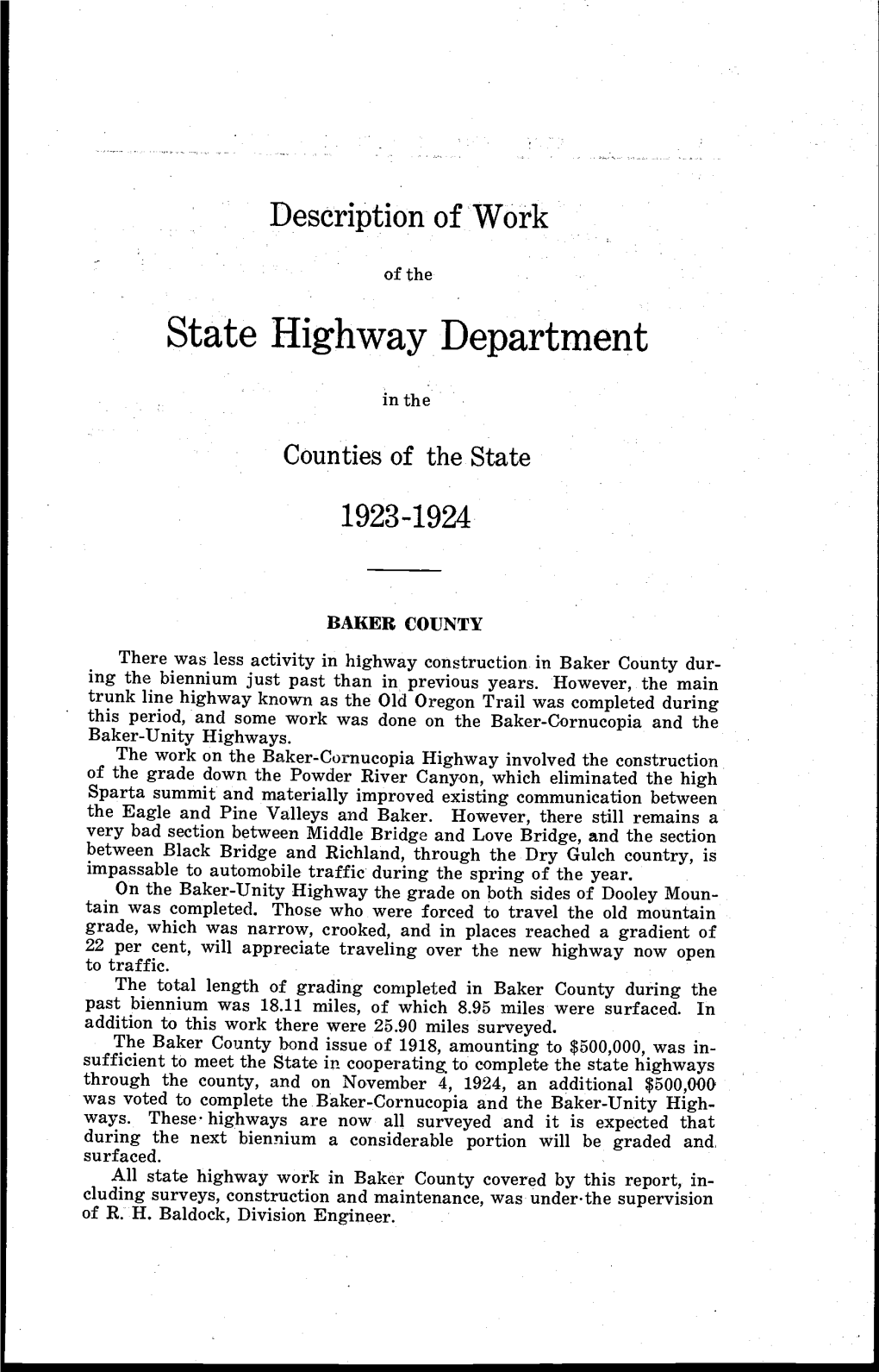 State Highway Department