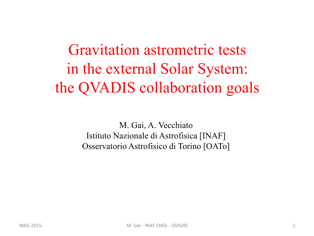 Precision Astrometry for Fundamental Physics – Gaia