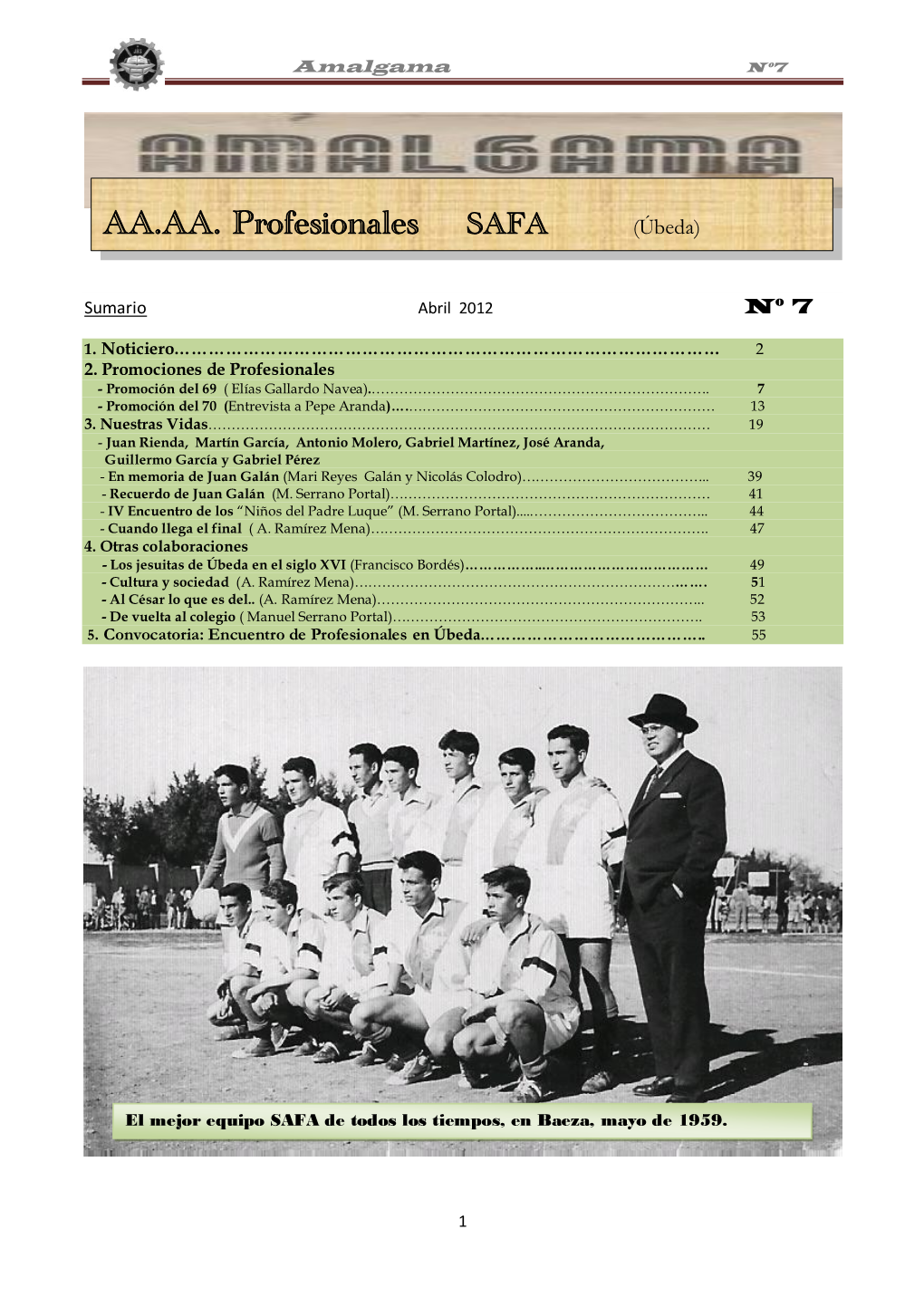 AA.AA. Profesionales SAFA (Úbeda)