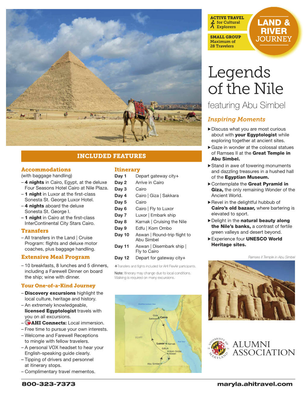 Legends of the Nile Featuring Abu Simbel